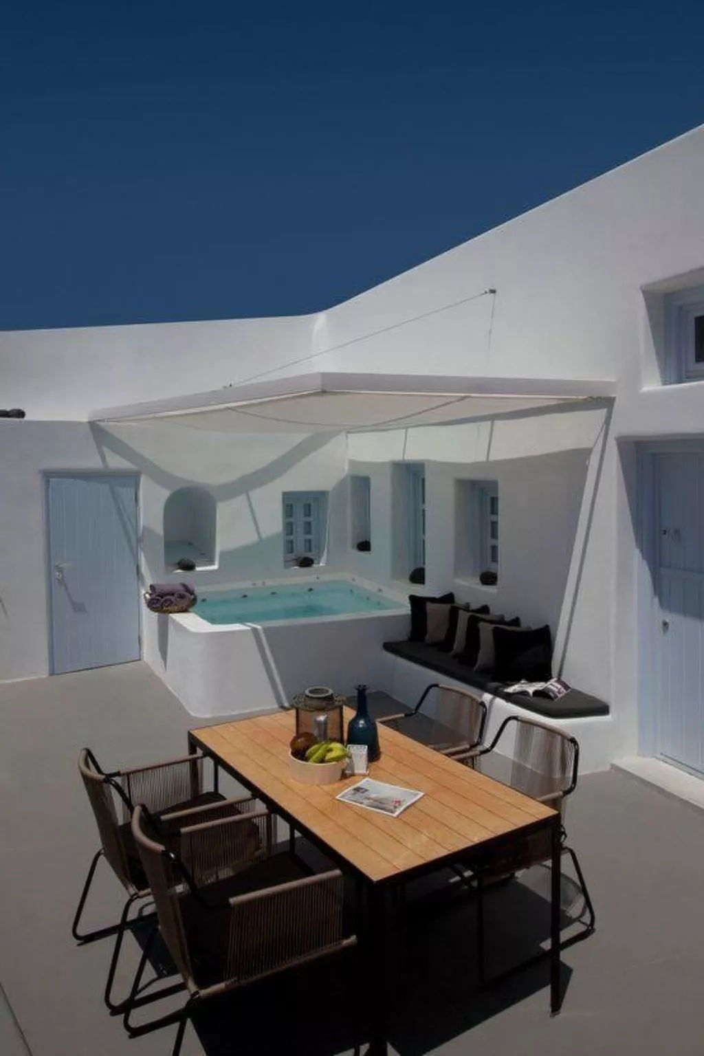 Ferienvilla "Anemolia" mit Whirlpool-Buiten