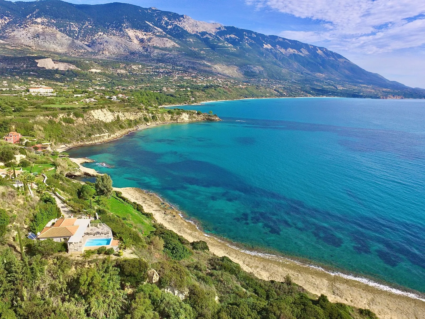 Steinvilla in Kefaloniaprivatevillas-Buiten