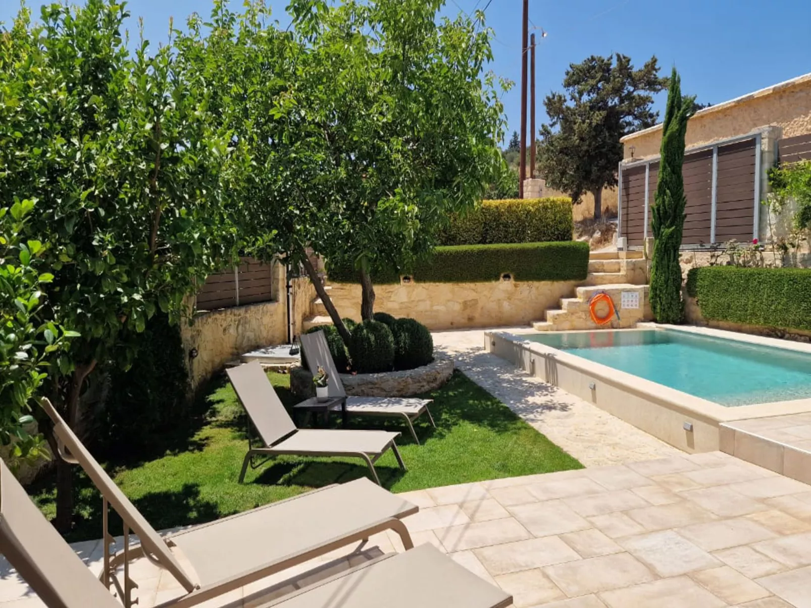 Artemis Apollonas Villa - Luxuriöse Flucht mit Pool-Buiten