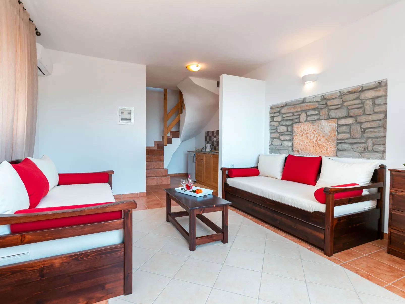 In Thasos mit Garten und Terrasse-Binnen