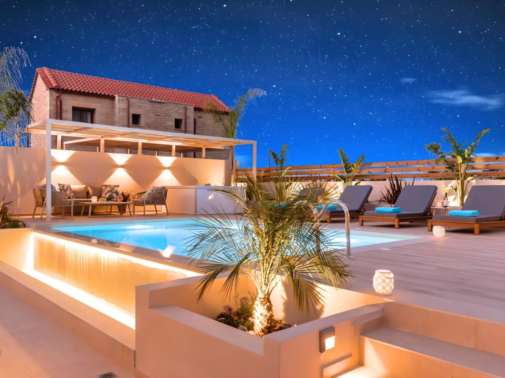 Hidden Gem Villa Pool und Jaccuzzi-Binnen