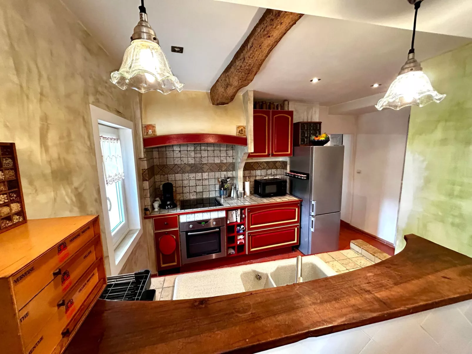 "Samson" mit Kamin-Binnen