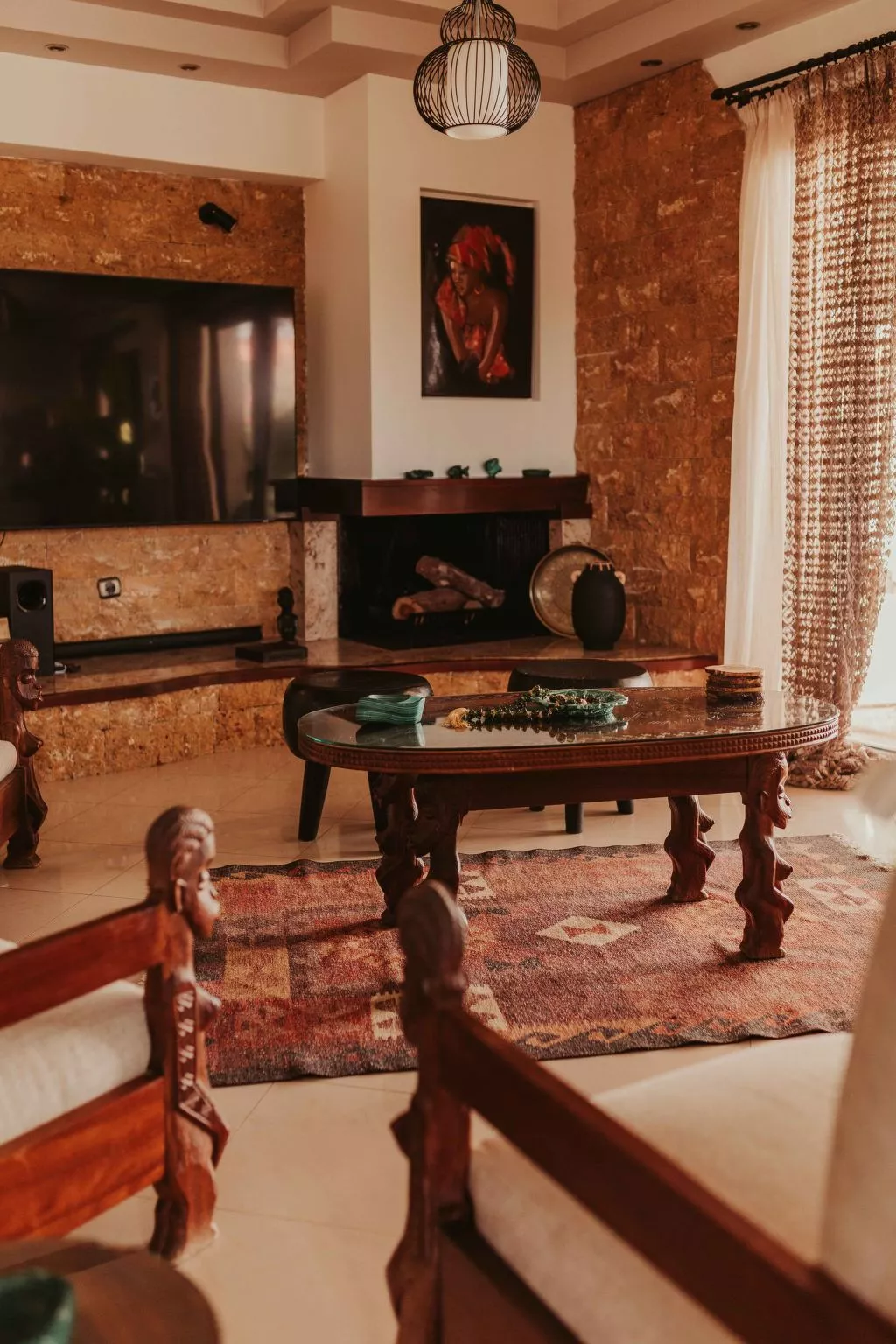 Villa Maya mit Pool und Bergblick-Binnen