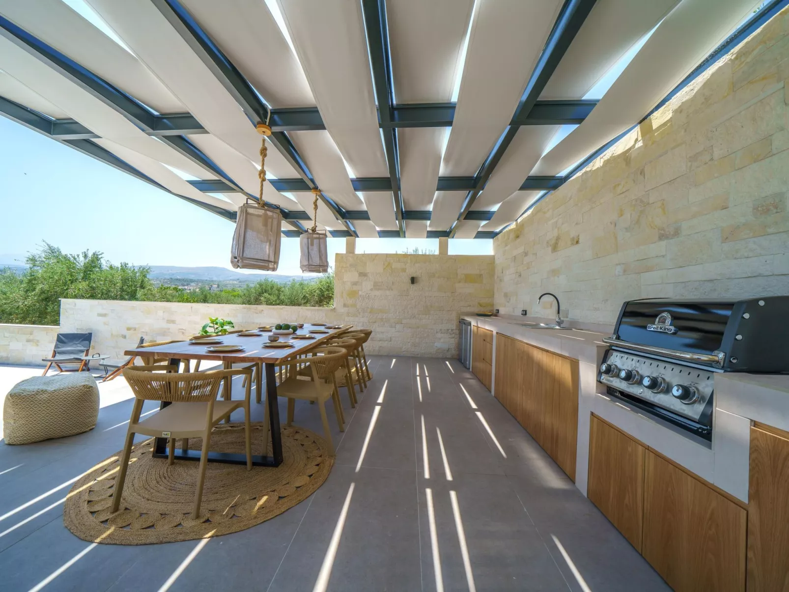 Großes Ferienhaus in Arkadi mit Großer Terrasse-Image-tags.info