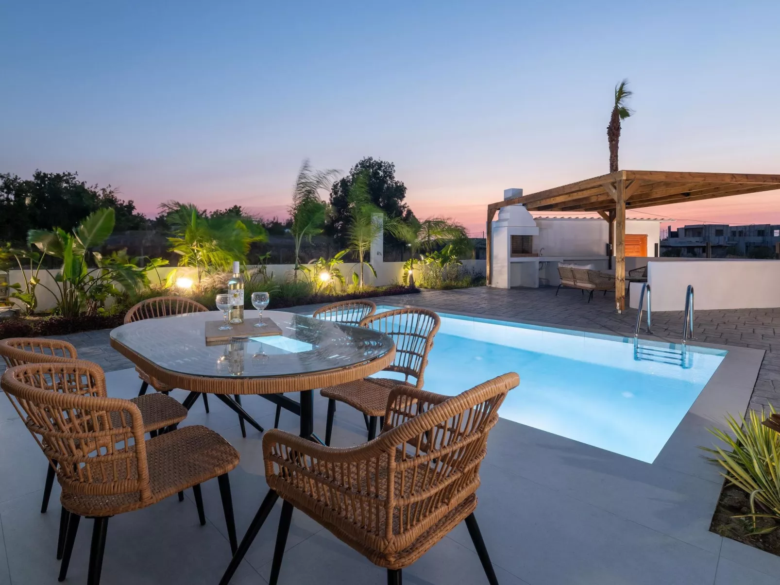 "Davlakos Villa Eve"-Buiten