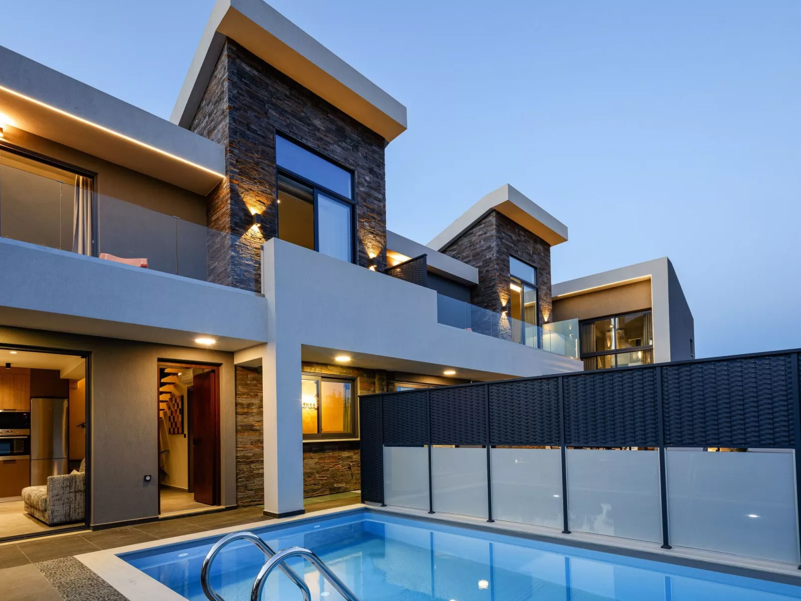 VillAgioi I - Privater Pool und 450m zum Sandstrand-Binnen