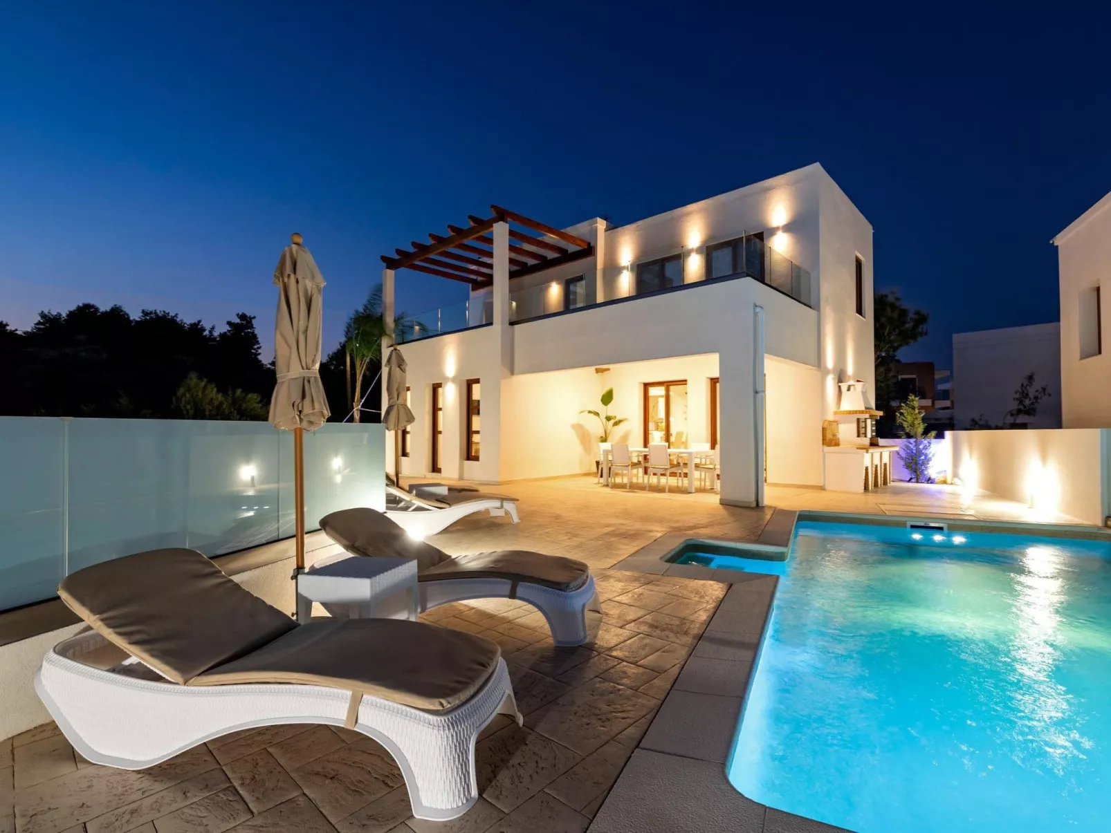 Traditionelle griechische Ferienvilla Eventide-Image-tags.info