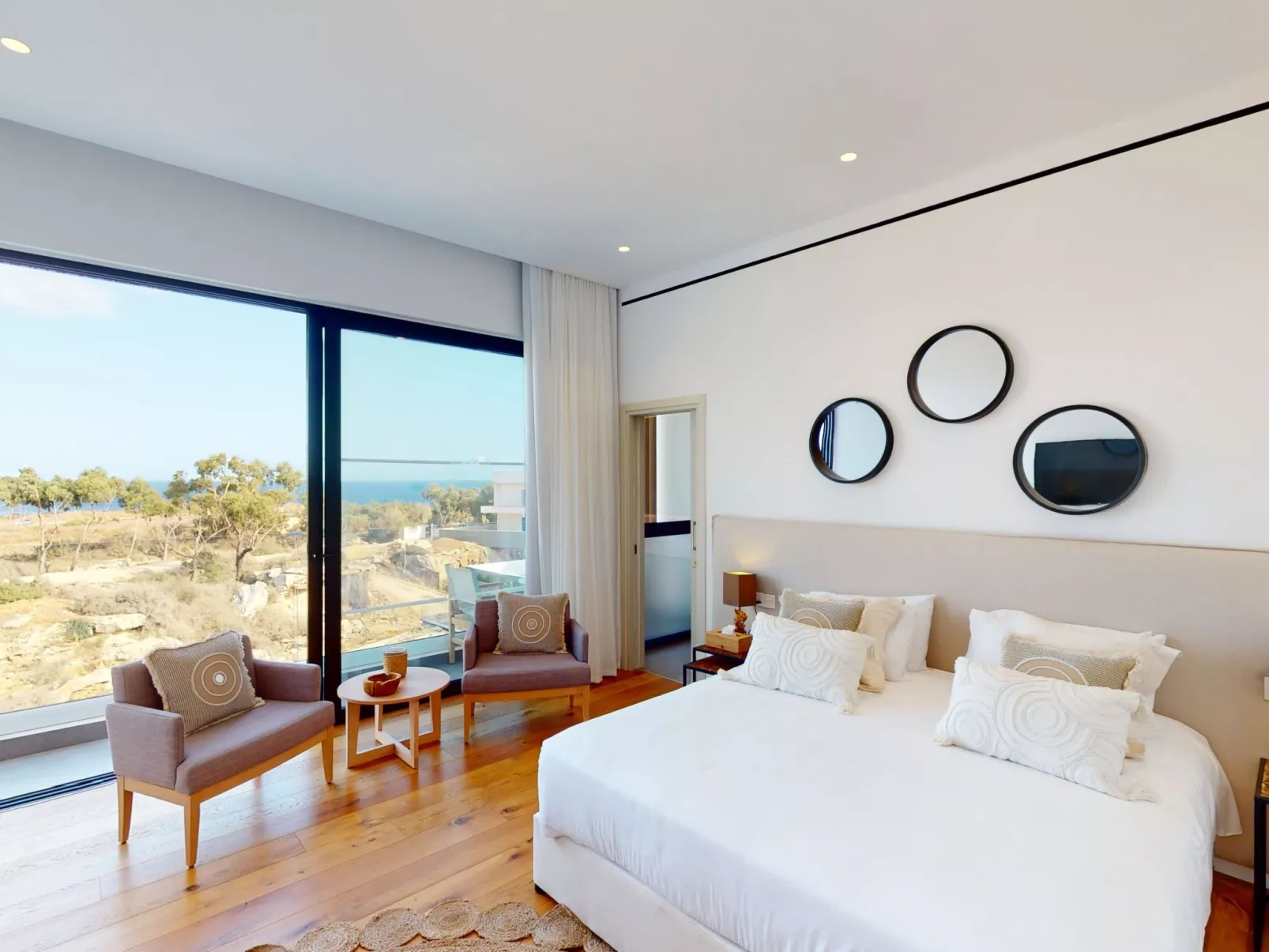 Periyiali Resort - Meerblick Villa Polymnia -22-Binnen