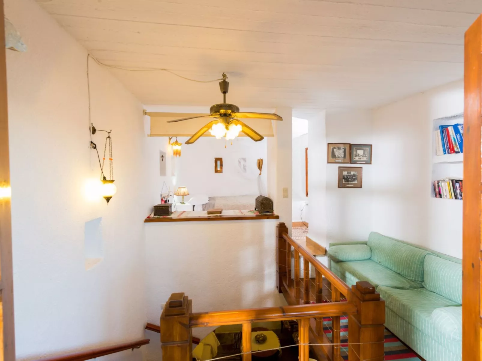 Meerblick-Ferienhaus Argyro in Mavrikiano.-Binnen