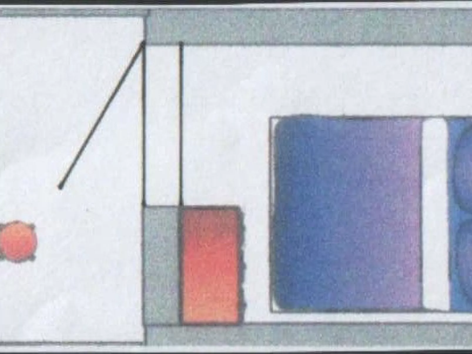Wohnung in Balatonföldvár mit Terrasse und Grill - Binnen