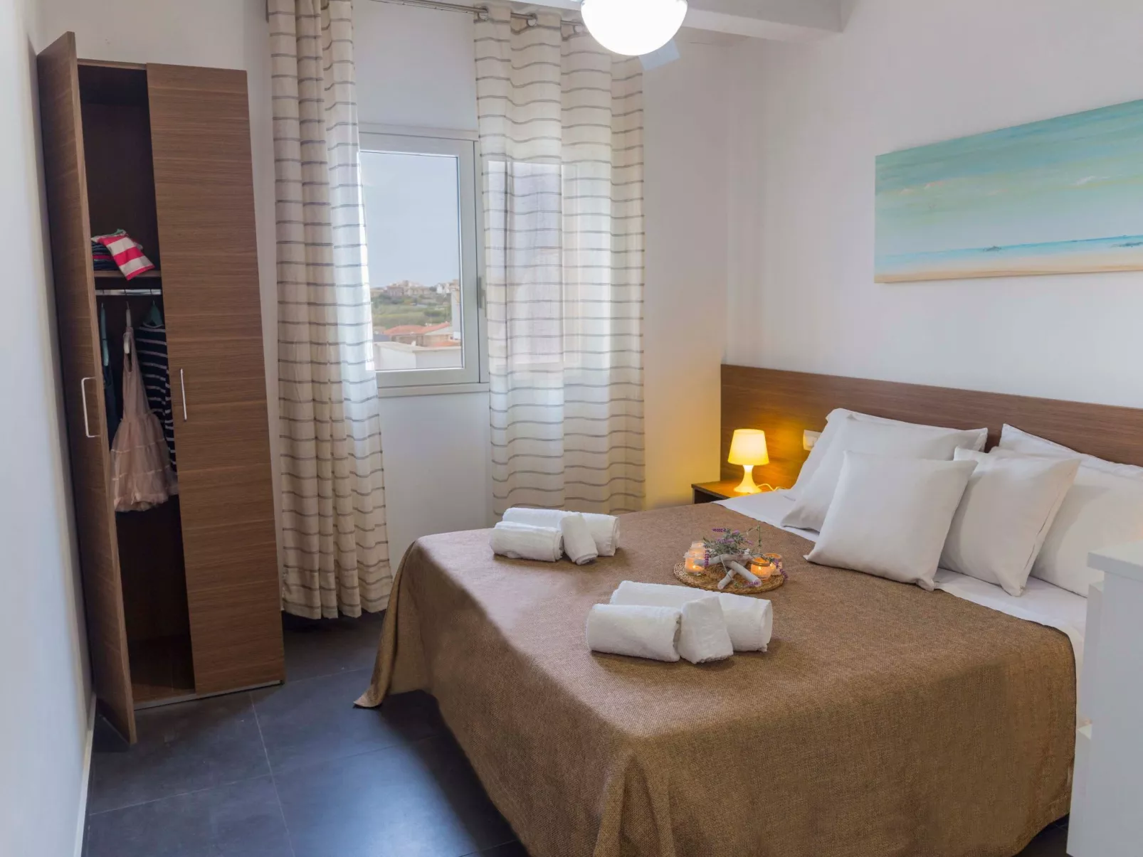 Wohnung für 4 Personen mit Meerblick-Binnen