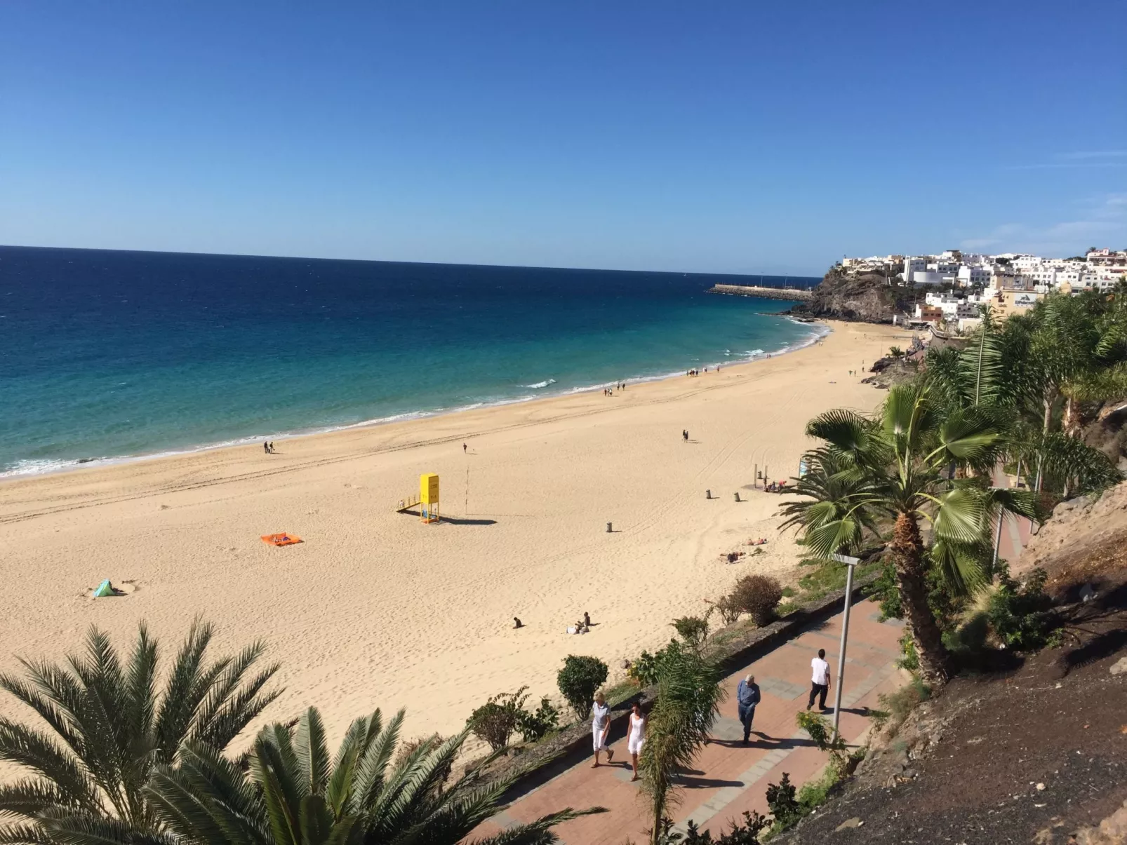 Strandnahe Ferienwohnung in Morro Jable mit Garten-Binnen