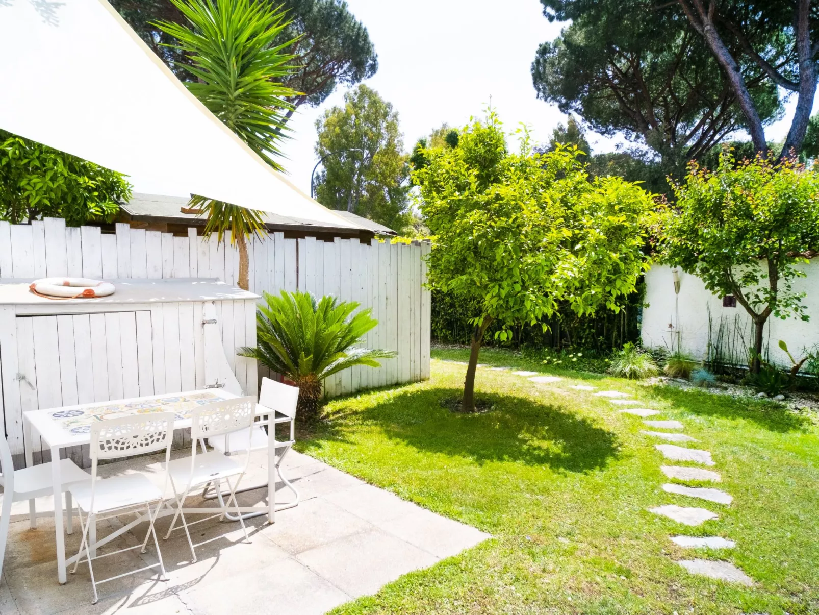 Rom Palocco - Wohnung mit Garten-Buiten