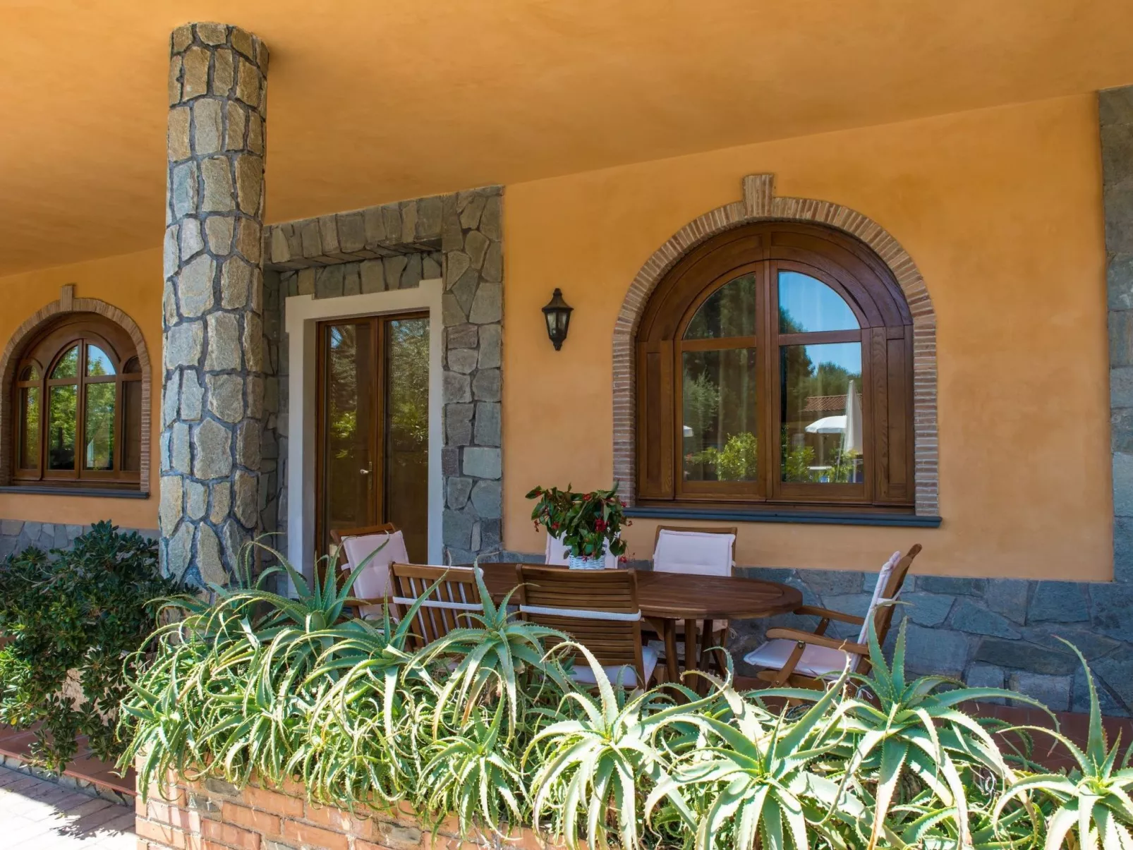 Wohnung in Centola mit gemeinsamem Pool, Terrasse und Grill-Buiten