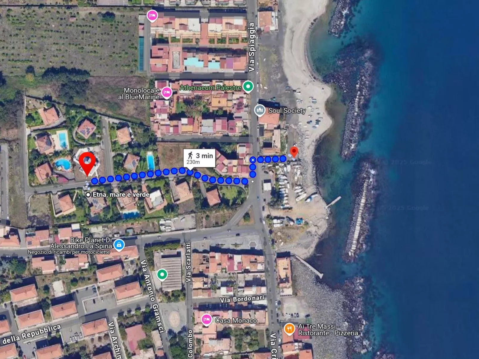 Ätna, Meer und Grün - Doppelzimmer-Buiten