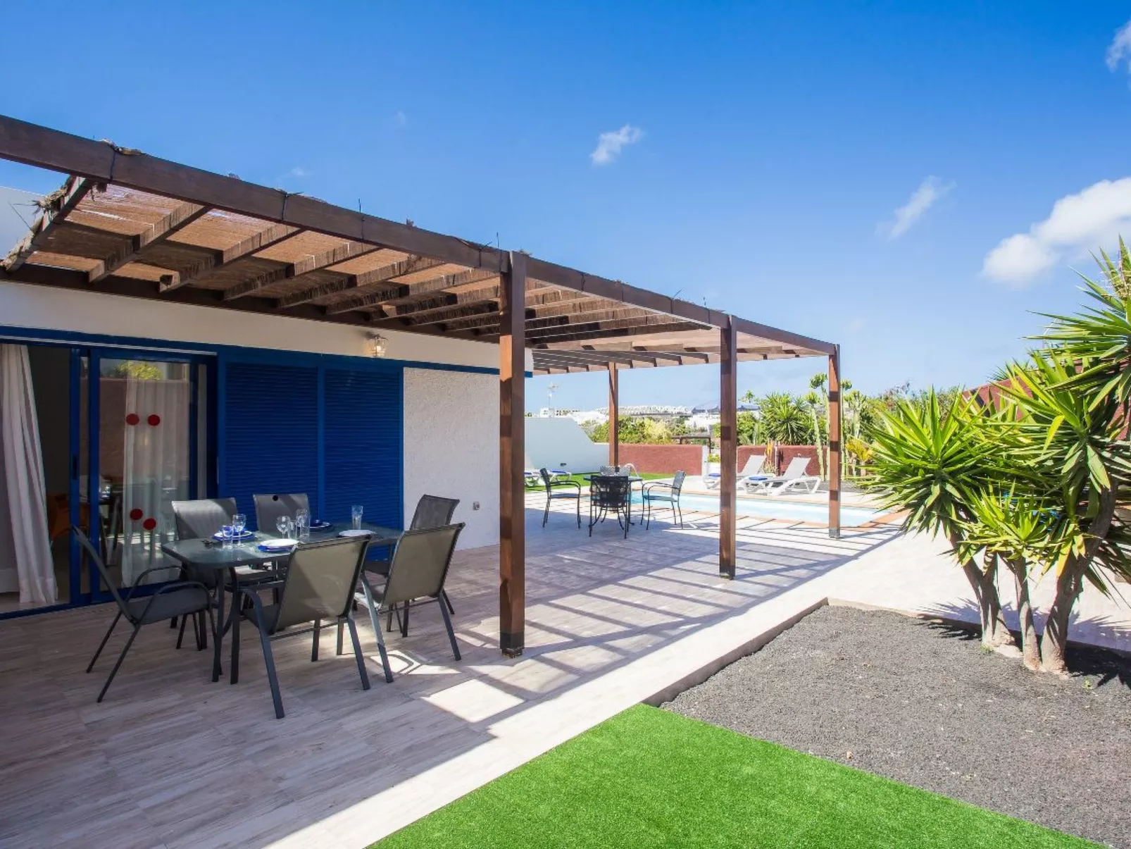 Villa mit beheiztem Pool in der Nähe von Papagayo-Buiten