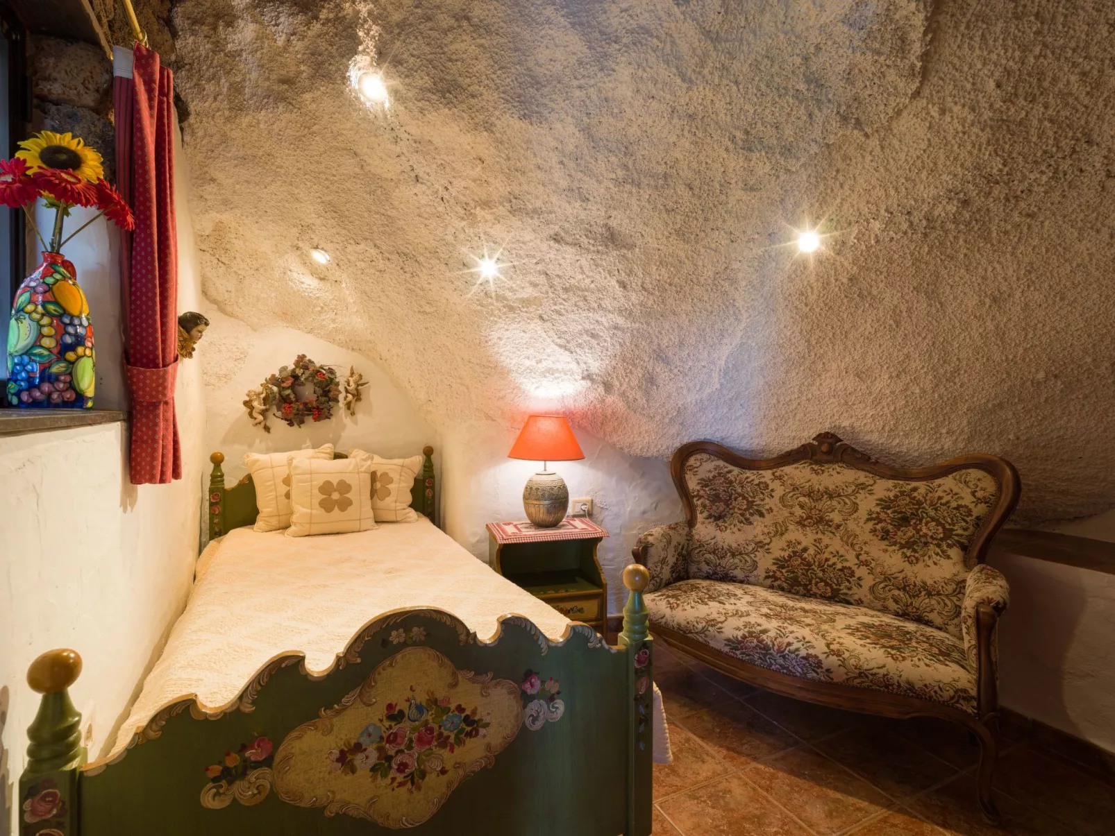 Finca "Castillo Bentley" Schlafen in einer vulkanischen Höhle-Binnen