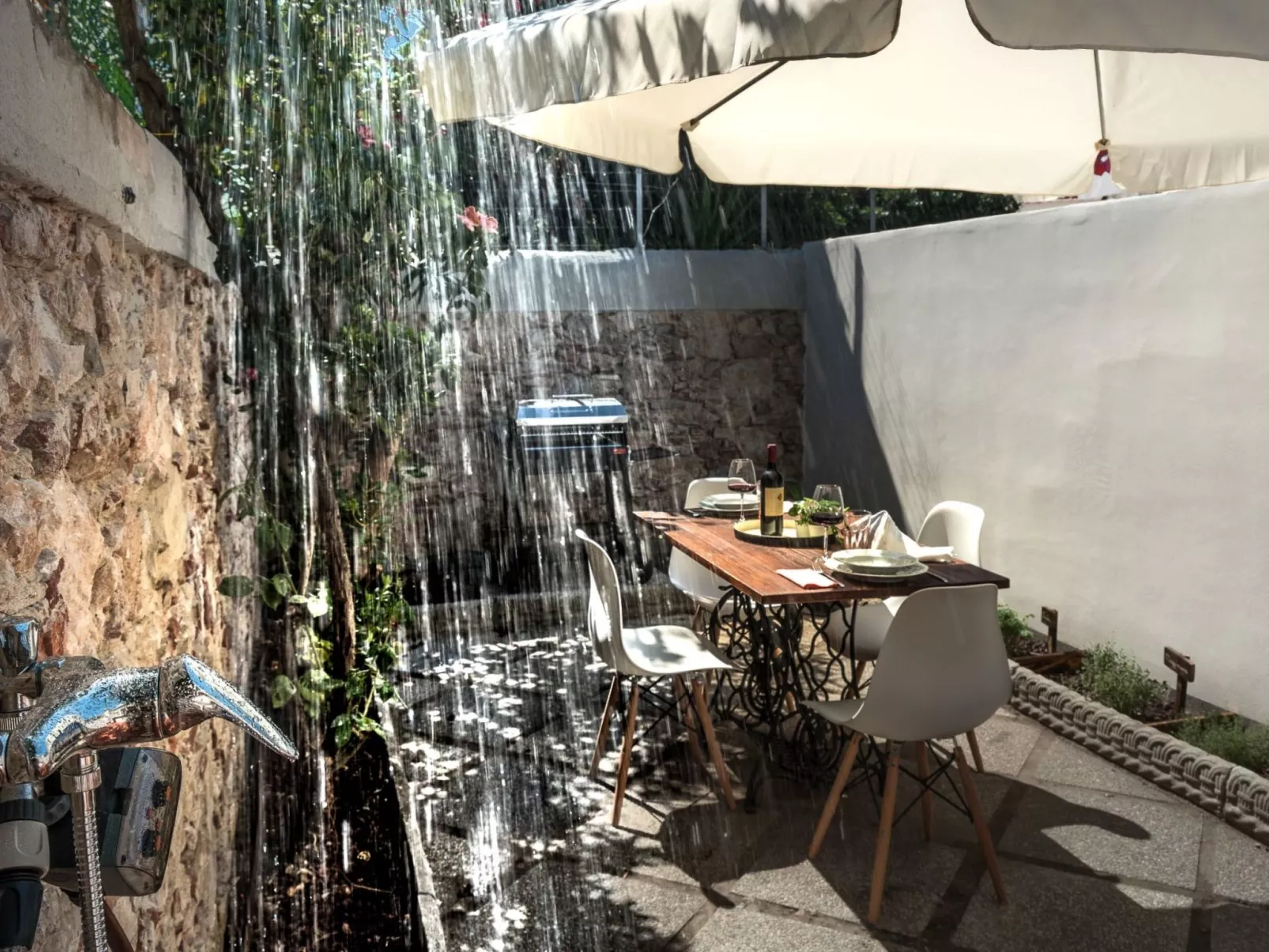 Wohnung in Marina Di Pisa mit Garten-Buiten