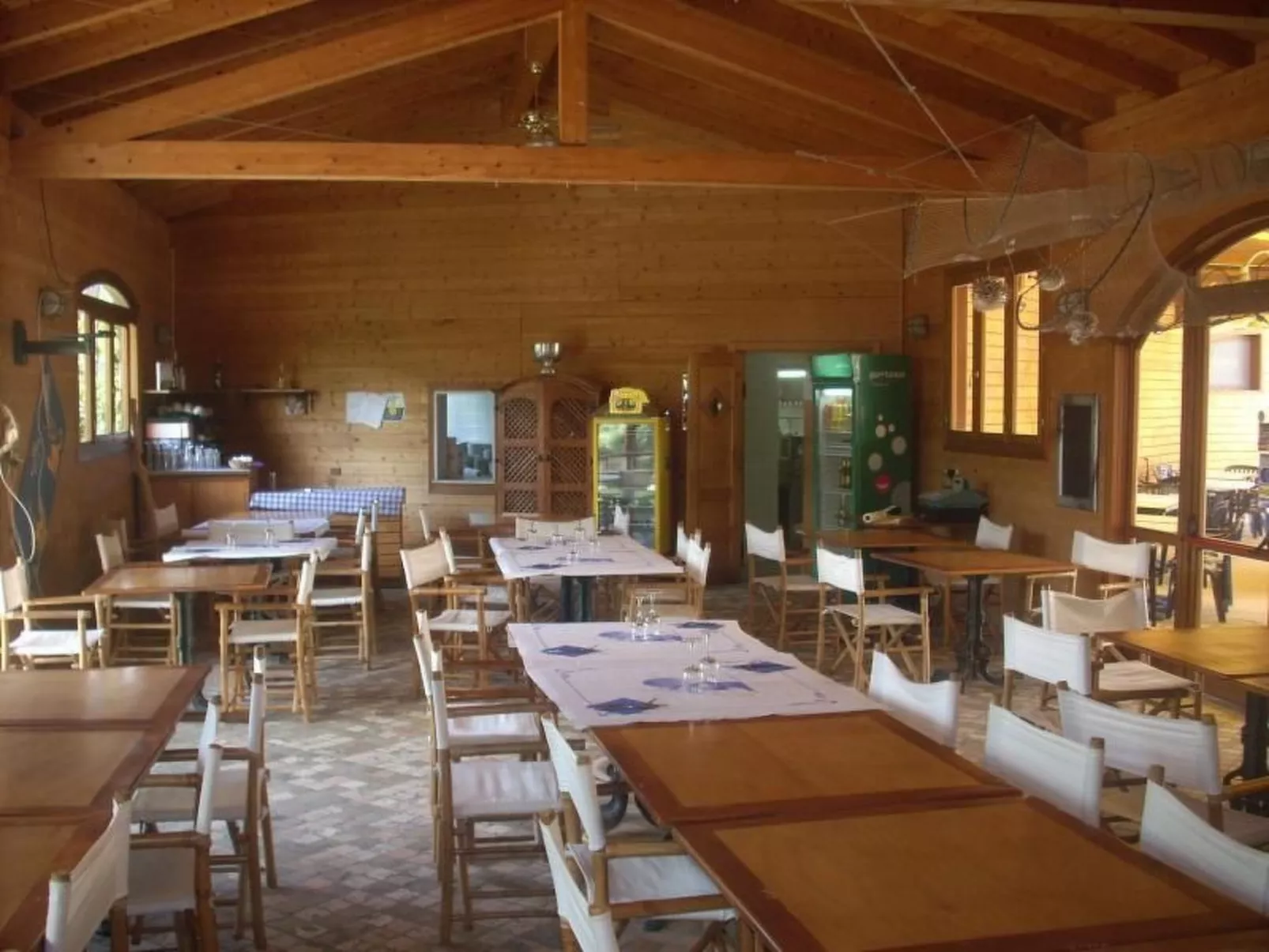 Mobilheim auf einem Campingplatz in der Nähe des Meeres, Pisa,-Binnen