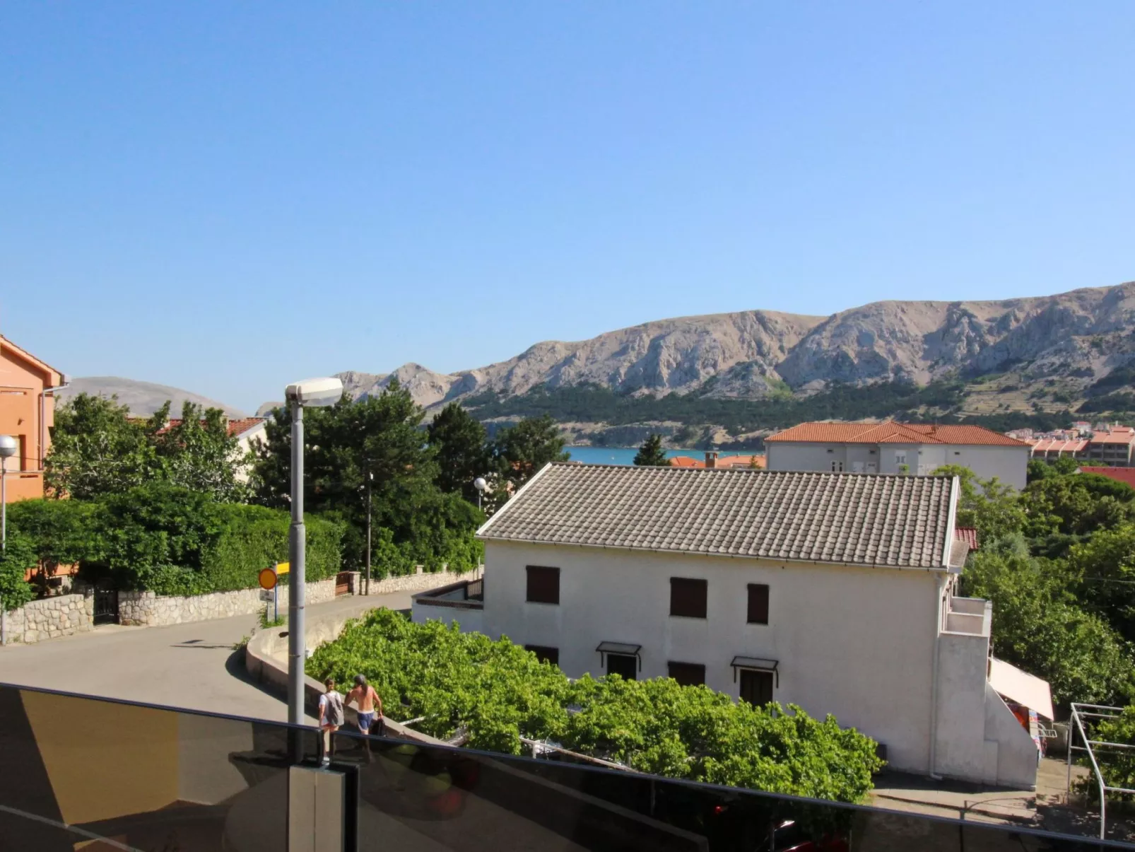 Charmantes Appartement in Baška mit Eigenem Balkon-Binnen