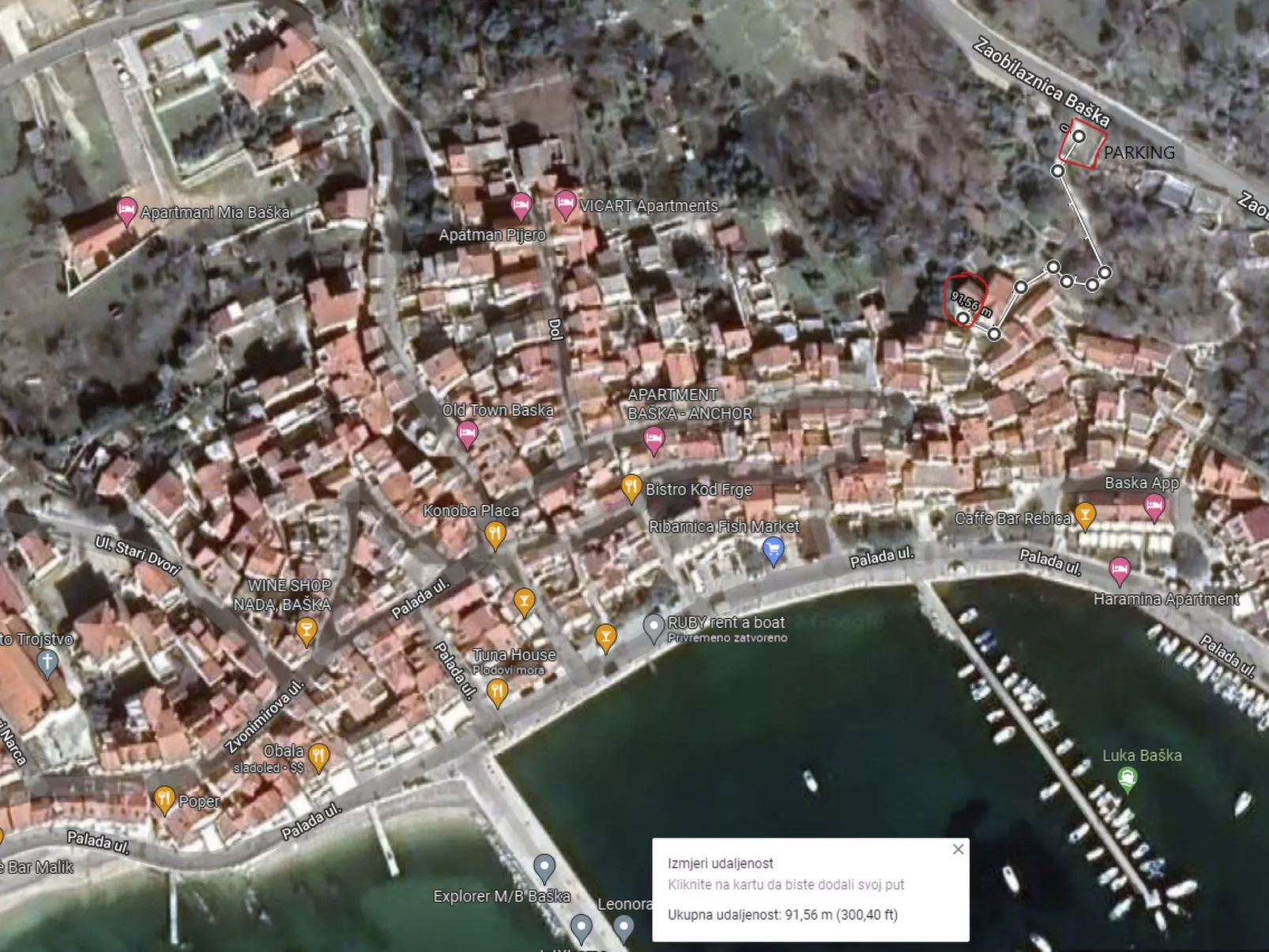 Appartement in Baška mit Terrasse-Binnen