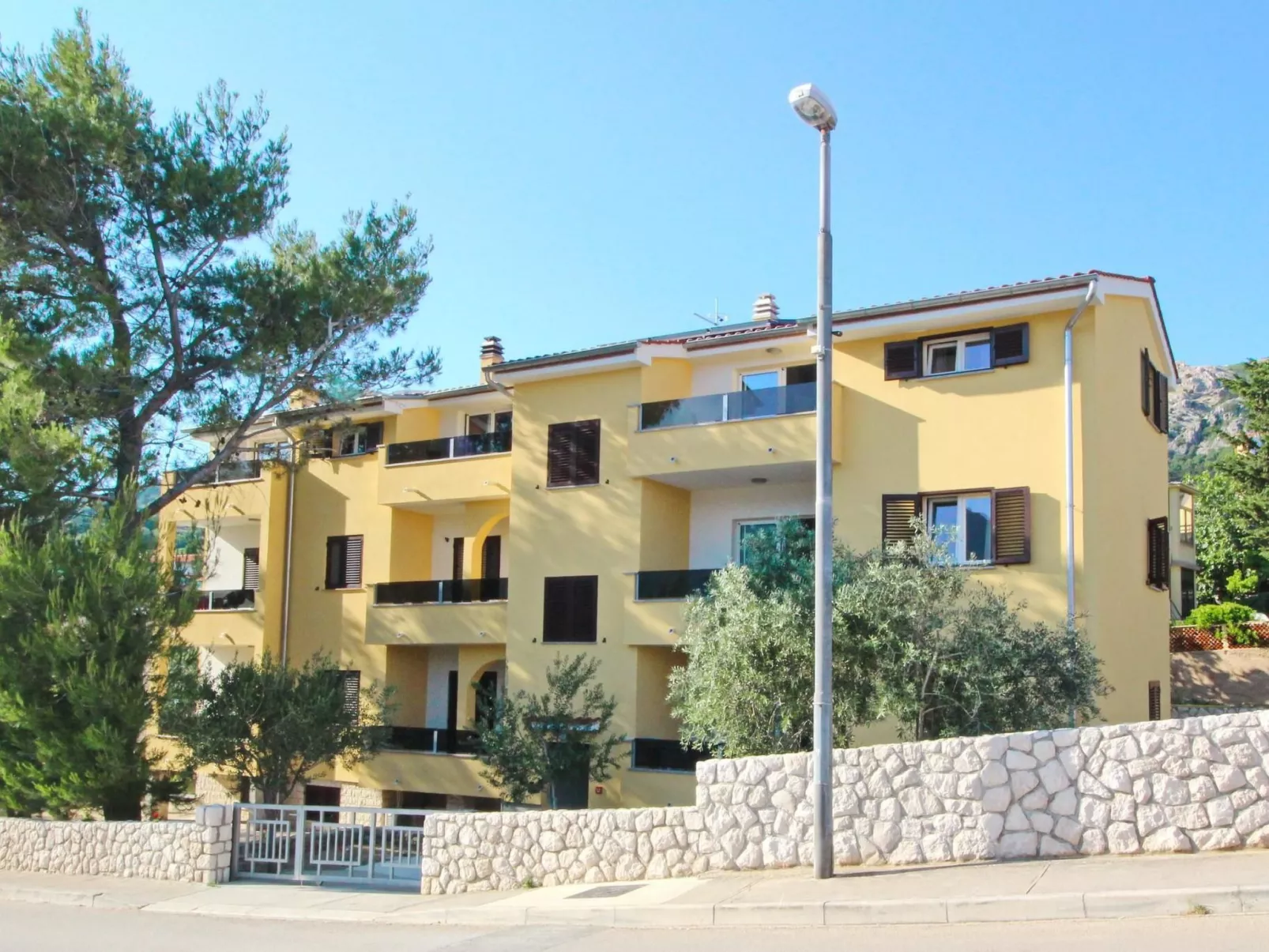 Tolles Appartement in Baška mit Eigenem Balkon-Binnen