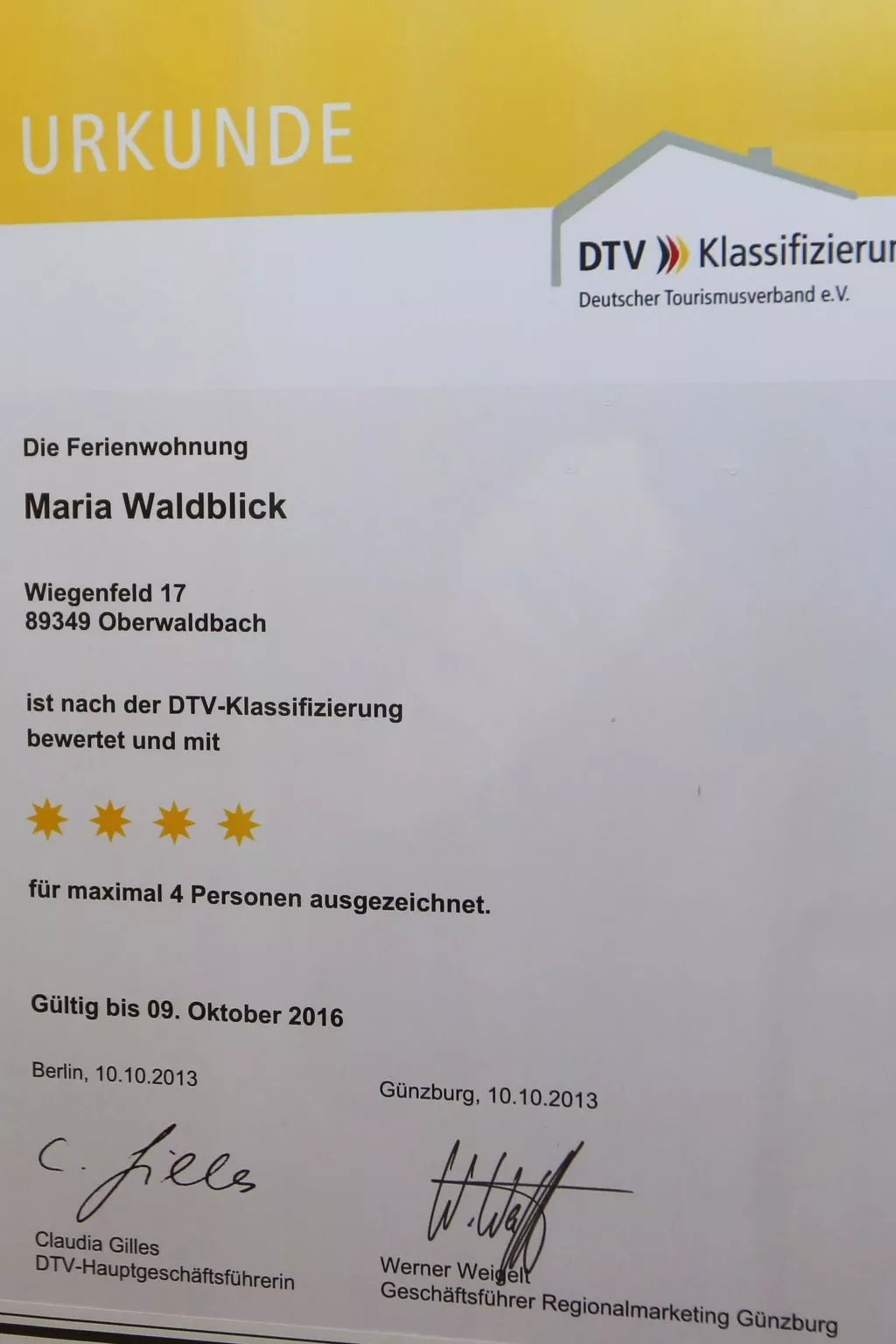 Wohnung in Oberwaldbach mit Garten und Grill-Binnen