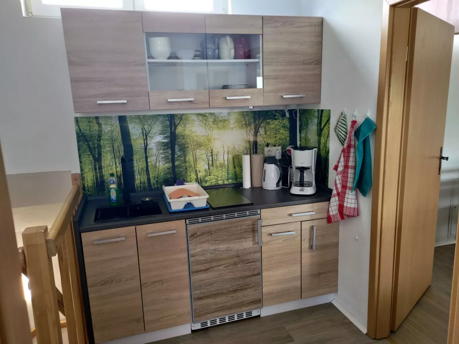 Nette Wohnung in Großsteinberg mit Grill und Terrasse-Binnen