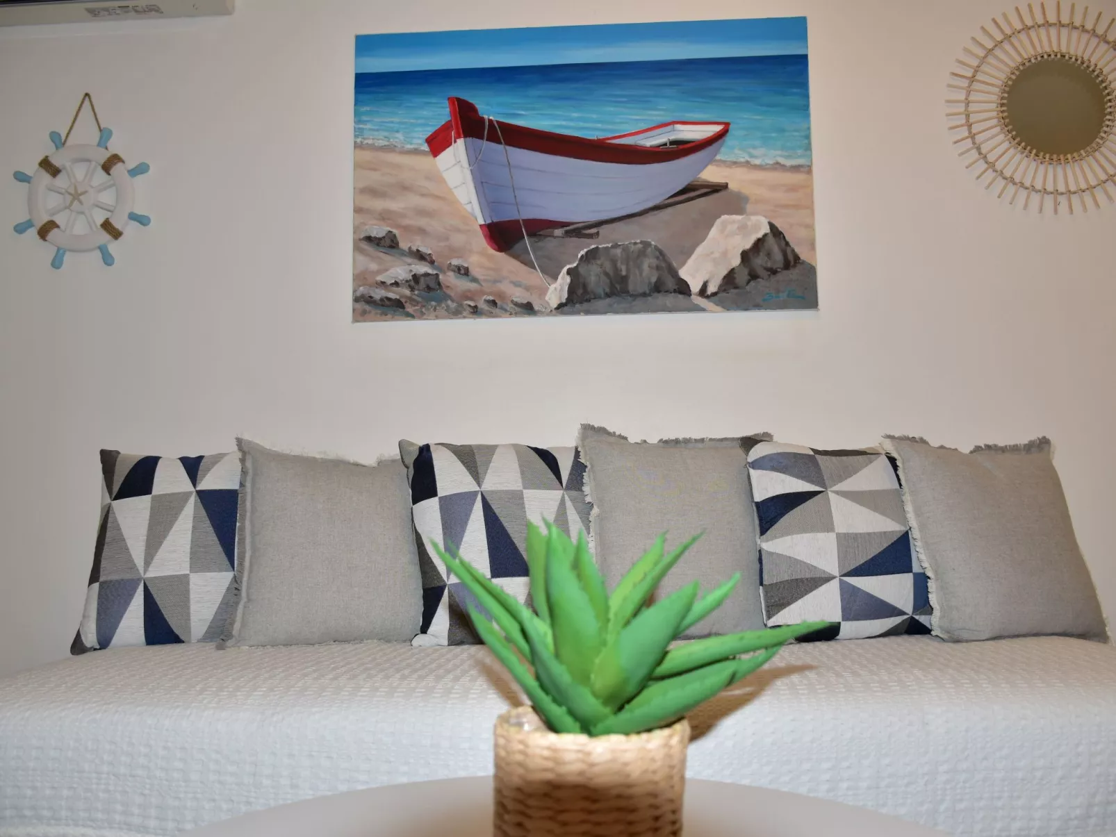 Mit Blick auf das Wasser-Binnen