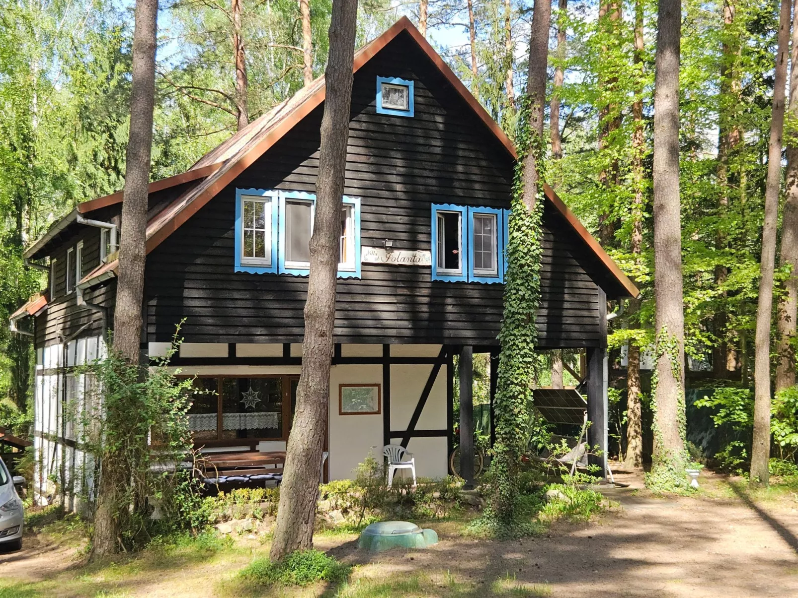 Ferienvilla "Villa Jolanta" mit Sauna-Buiten