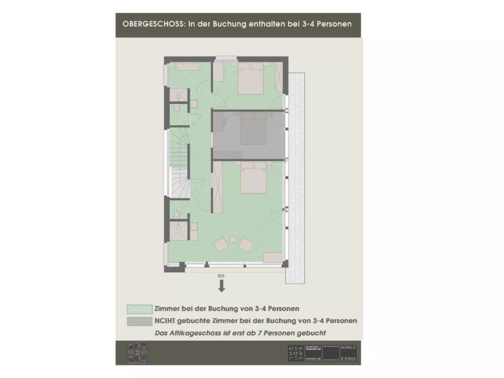 Ferienvilla am See 3 für 2-4 Personen-Binnen