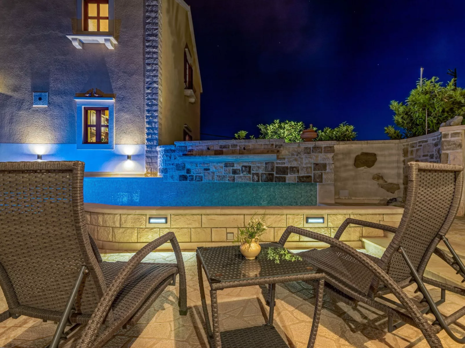 Ferienvilla "Laurus" mit Blick auf das Wasser-Buiten