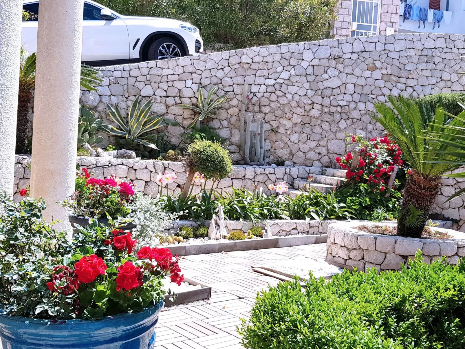 Tolle Wohnung in Drašnice mit Schönem Garten-Buiten