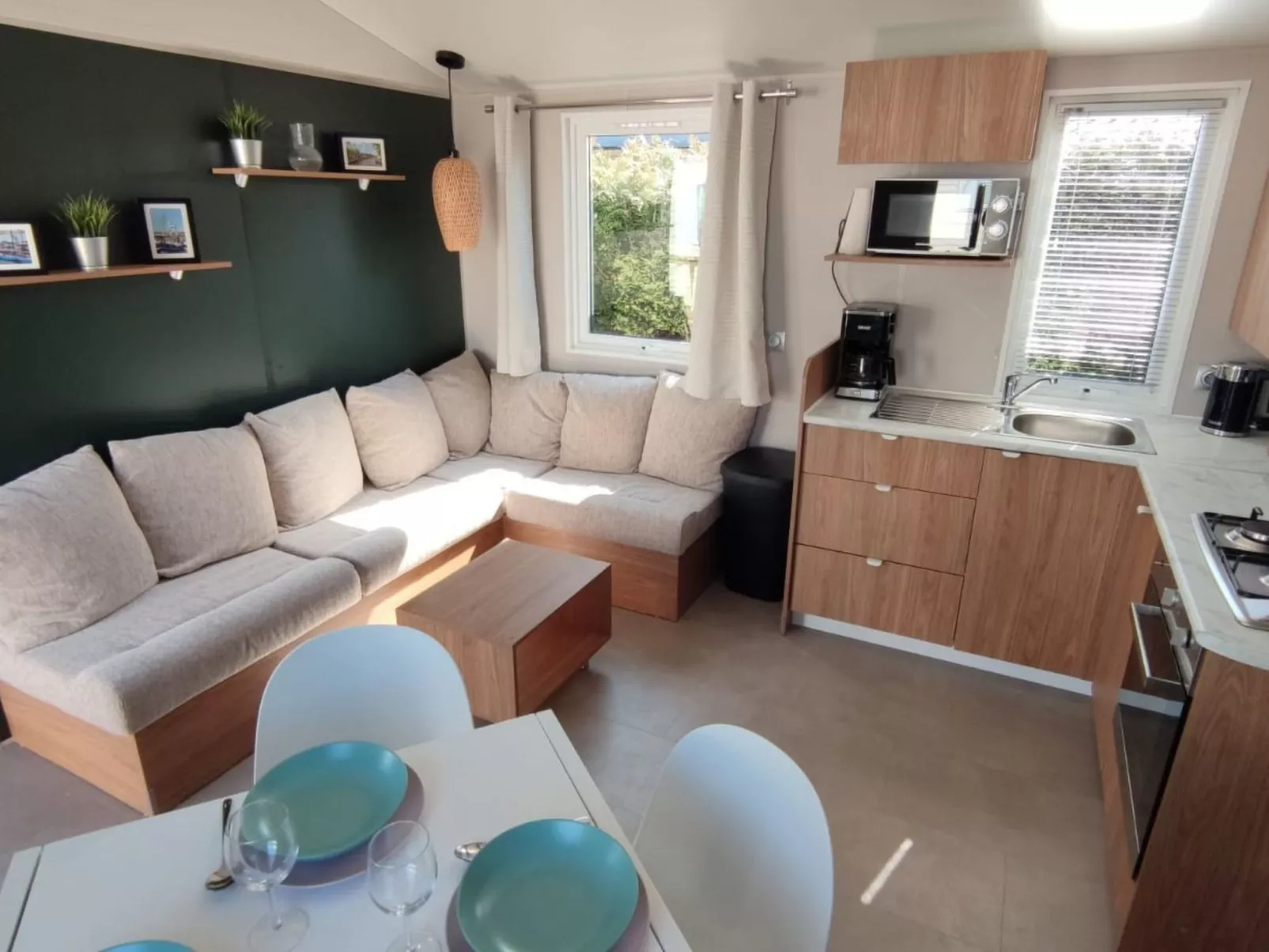 Mobilheim Herz Lauwersoog - Chalet Pampusplaat 03-Binnen