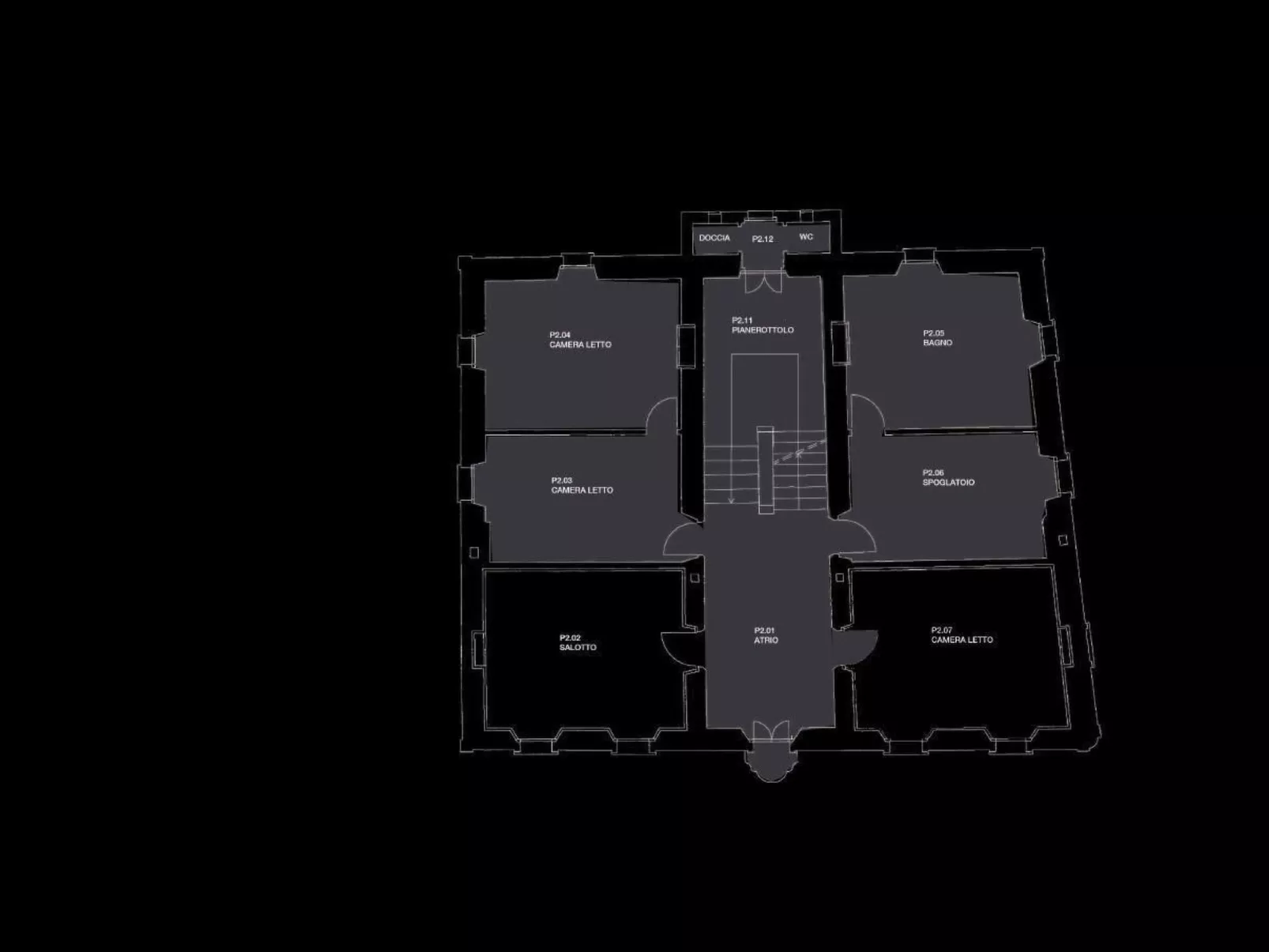 Bündner Zuckerbäckerpalazzo unter Denkmalschutz-Binnen