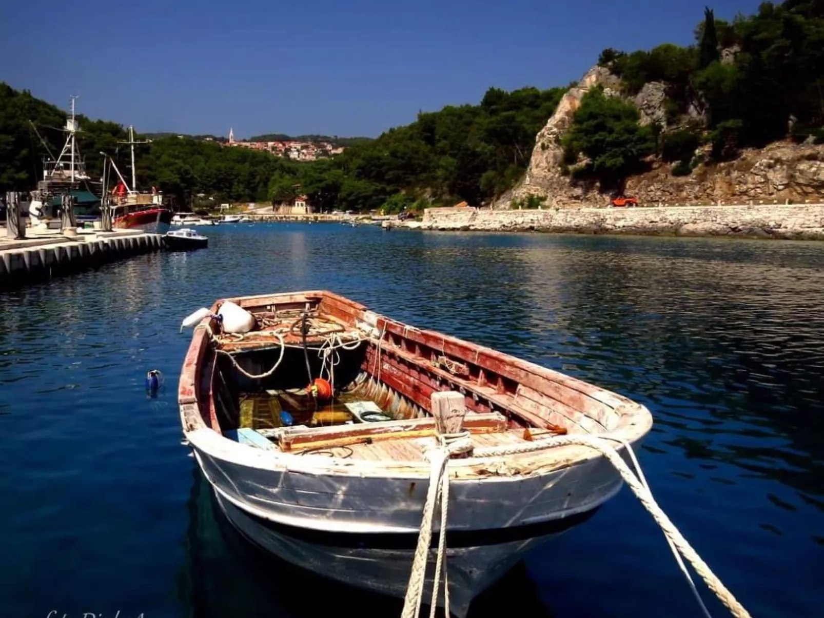 In Selca mit Garten, Terrasse und Grill-Buiten