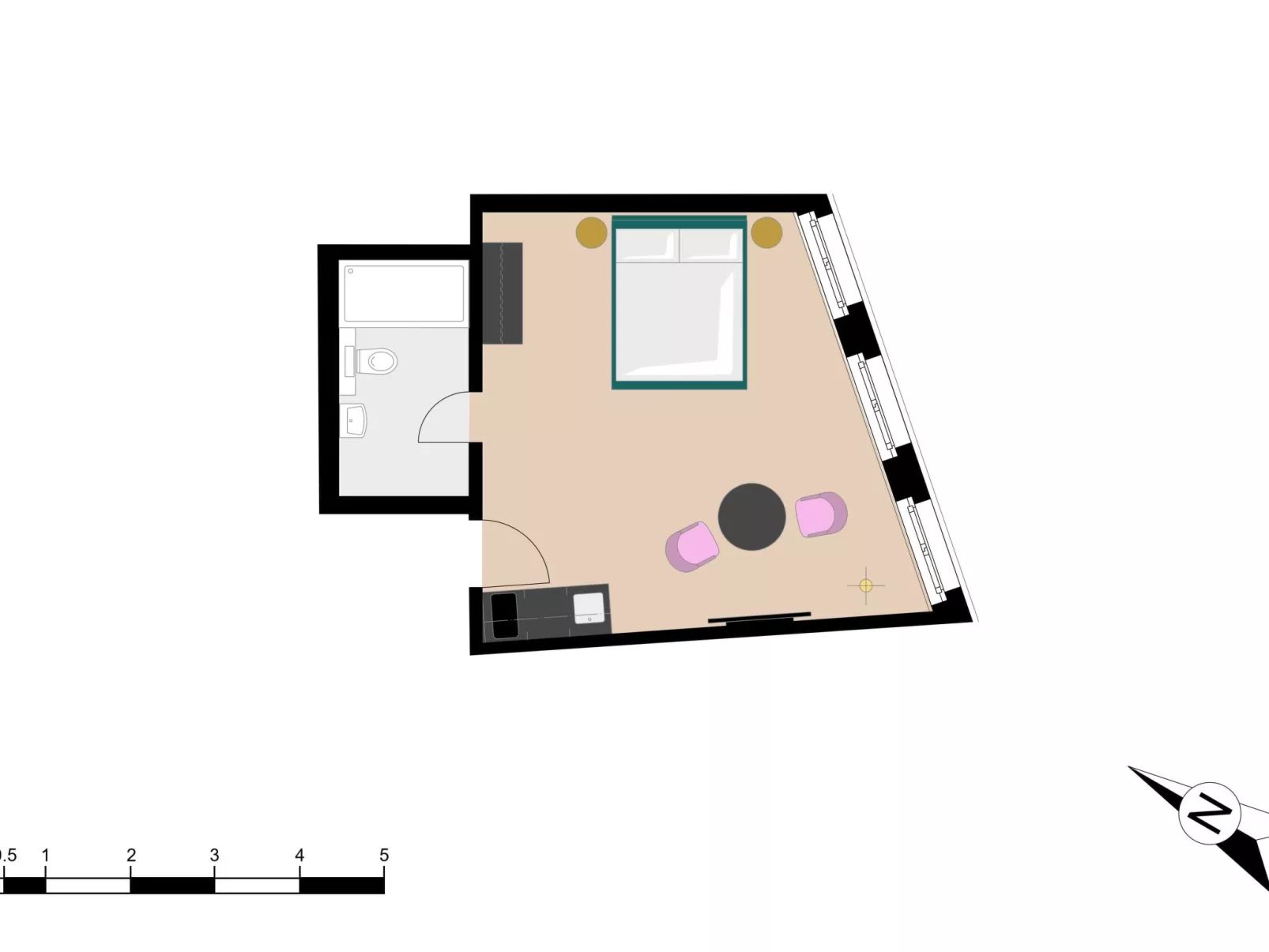 BankHouse StudioM106-Binnen