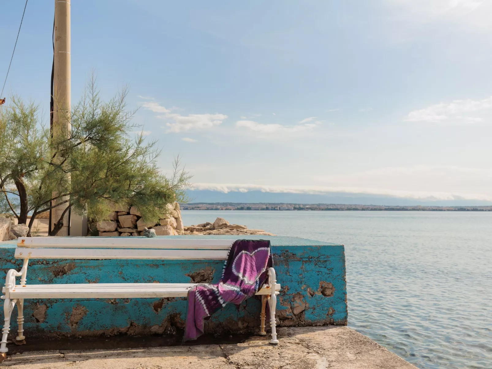 Traditionelles Steinhaus am Meer in Preko-Buiten