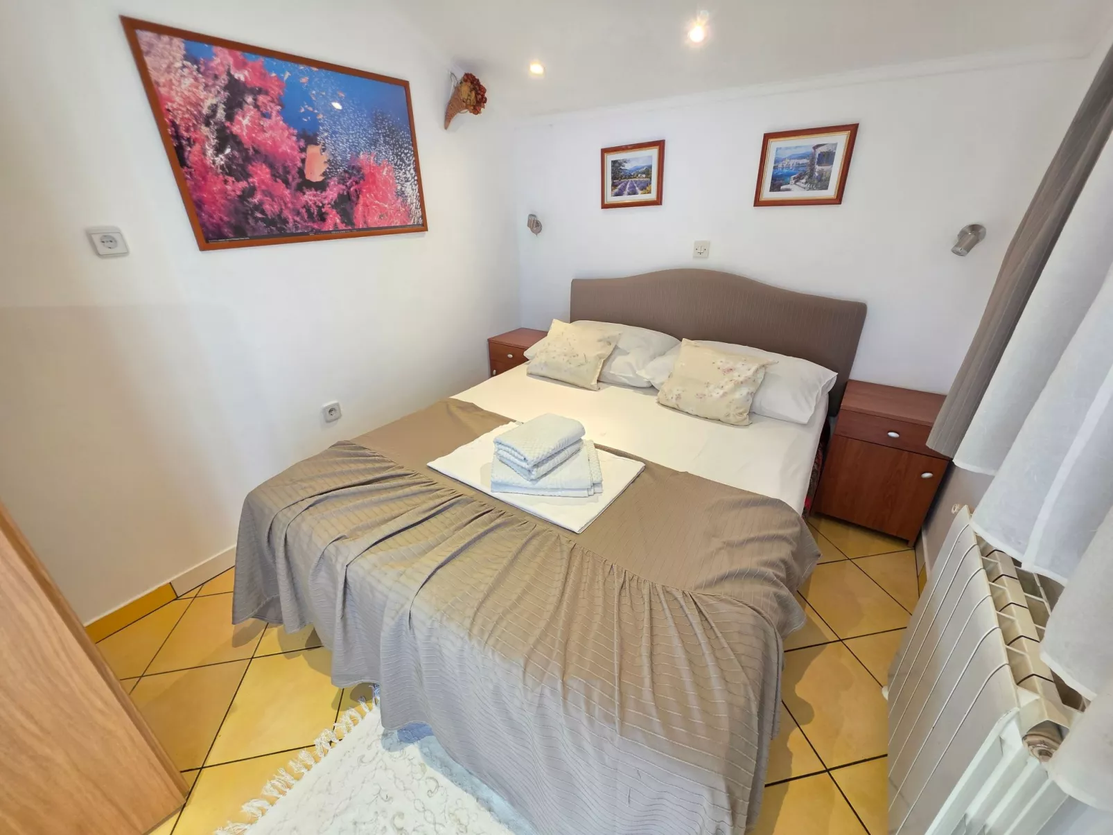 Wohnung mit Meerblick, 200m vom Strand entfernt-Binnen