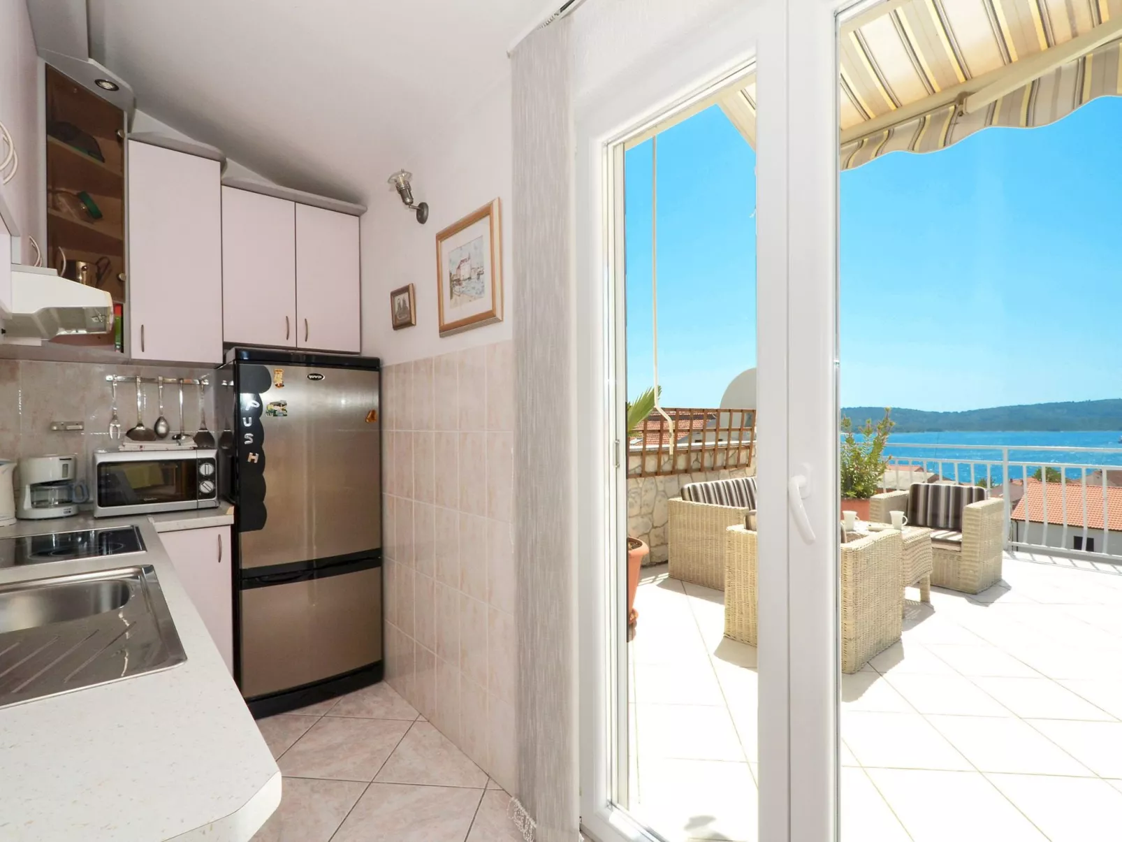 Wohnung "Decor" mit Blick auf das Wasser-Binnen