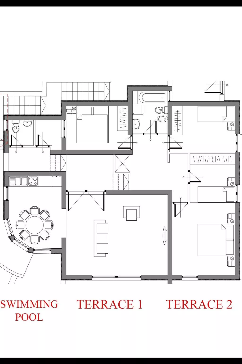 Geräumiges Ferienhaus in Omiš mit Privatem Pool-Binnen
