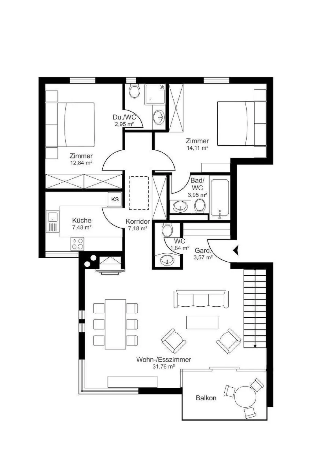 Chesa Mira Margna-Binnen