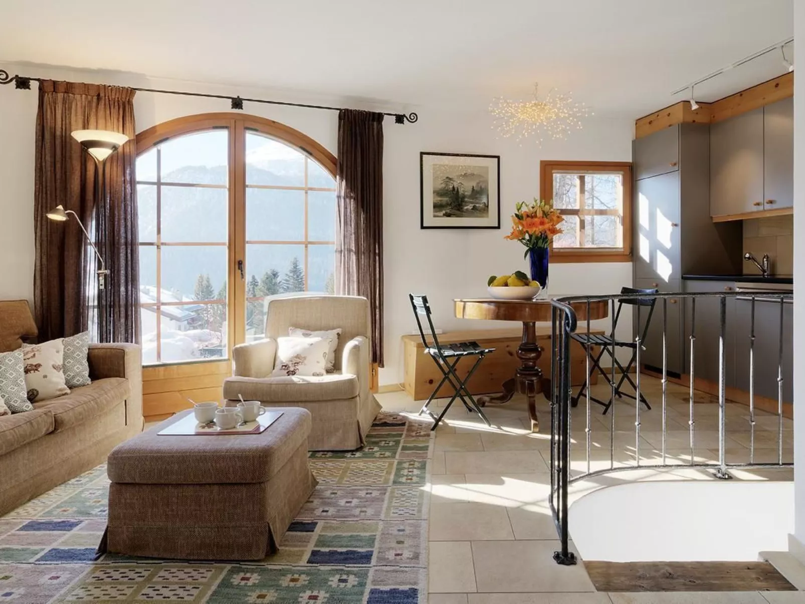 Chesarina Chalet-Binnen