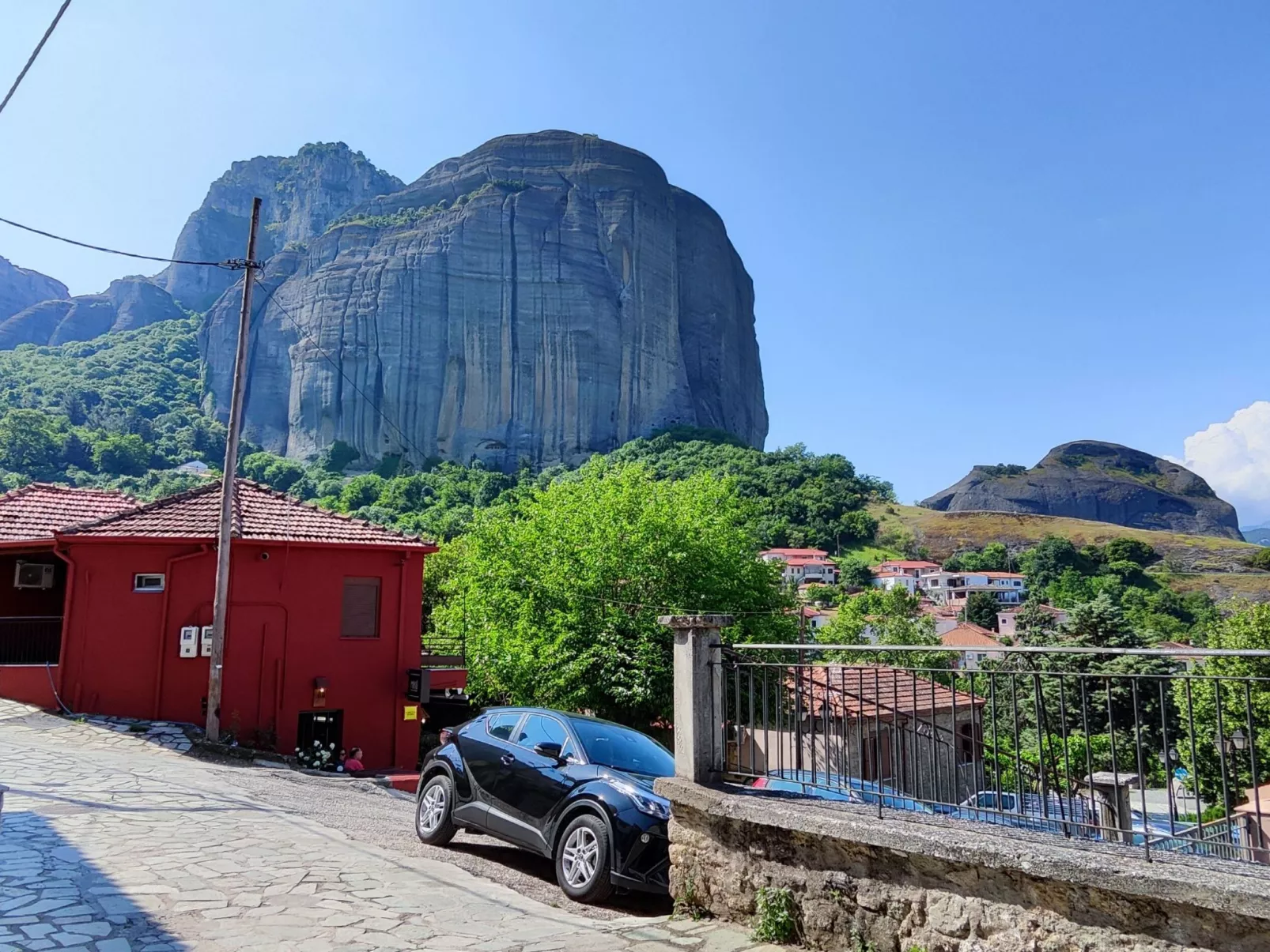 Theofanias Marmorhaus Meteora-Buiten