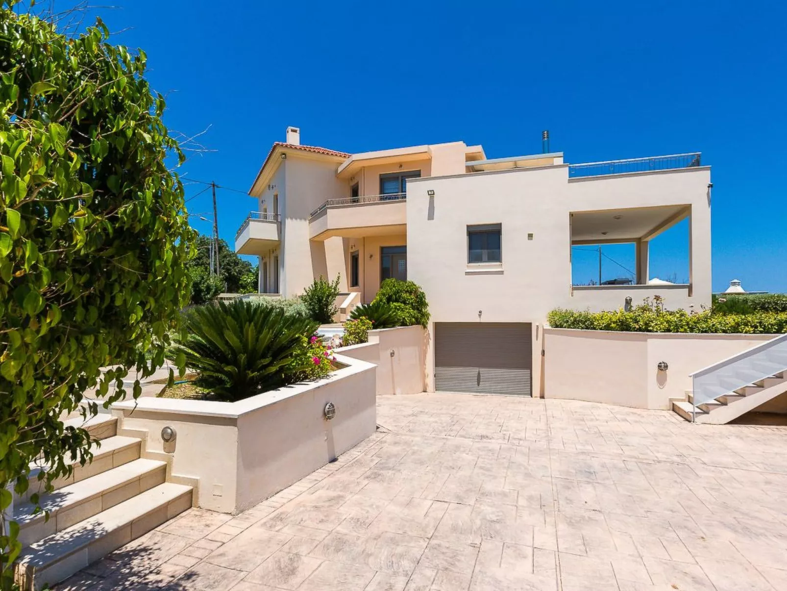 Deluxe Villa Ianthos - Whirlpool im Freien, Kinderpool-Buiten