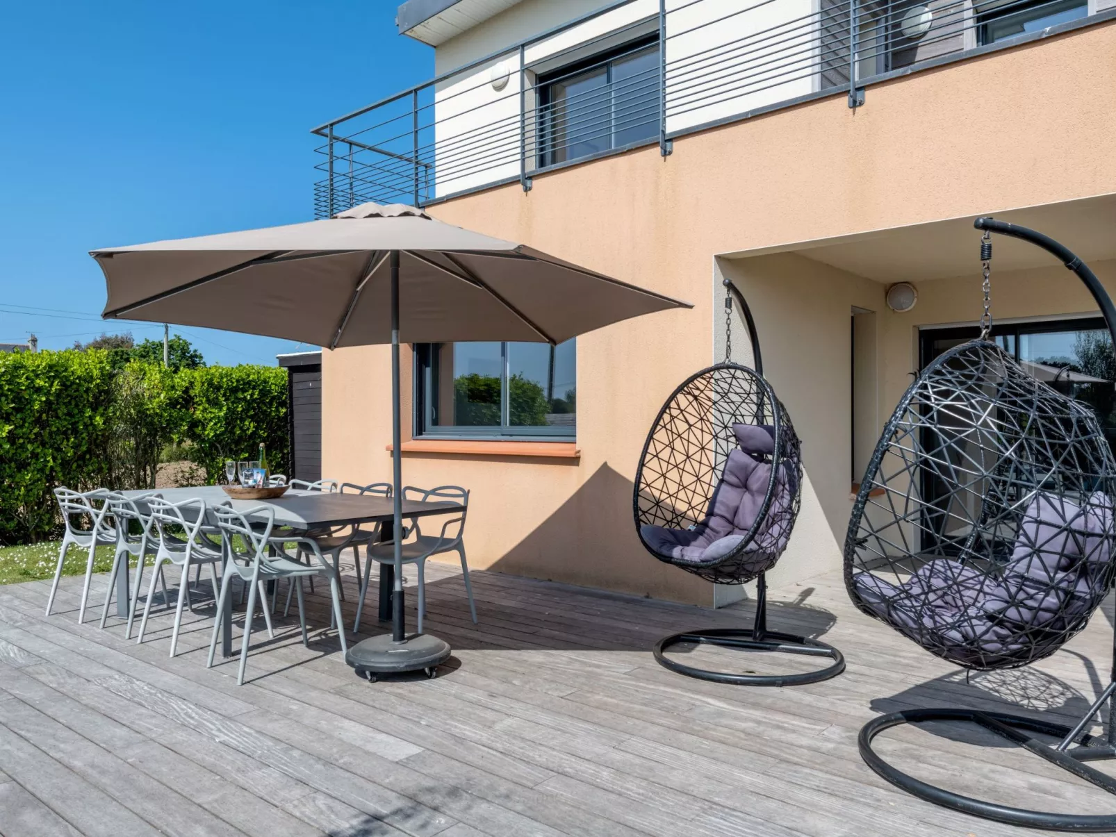 Ferienvilla "Ti Laouen" mit privatem Pool-Buiten