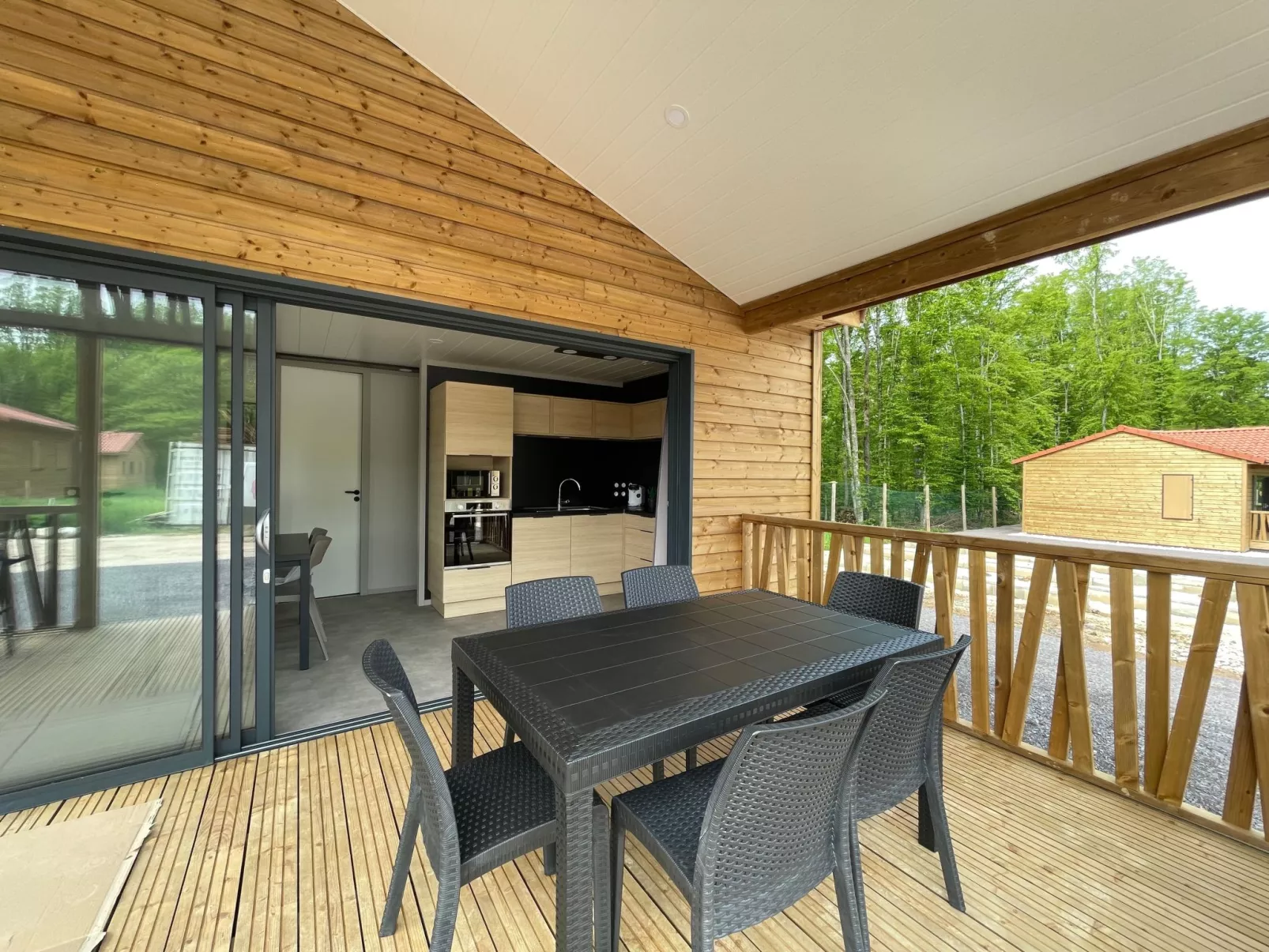 "chalet a giffaumont" klimatisiert am LAC DU DER-Binnen