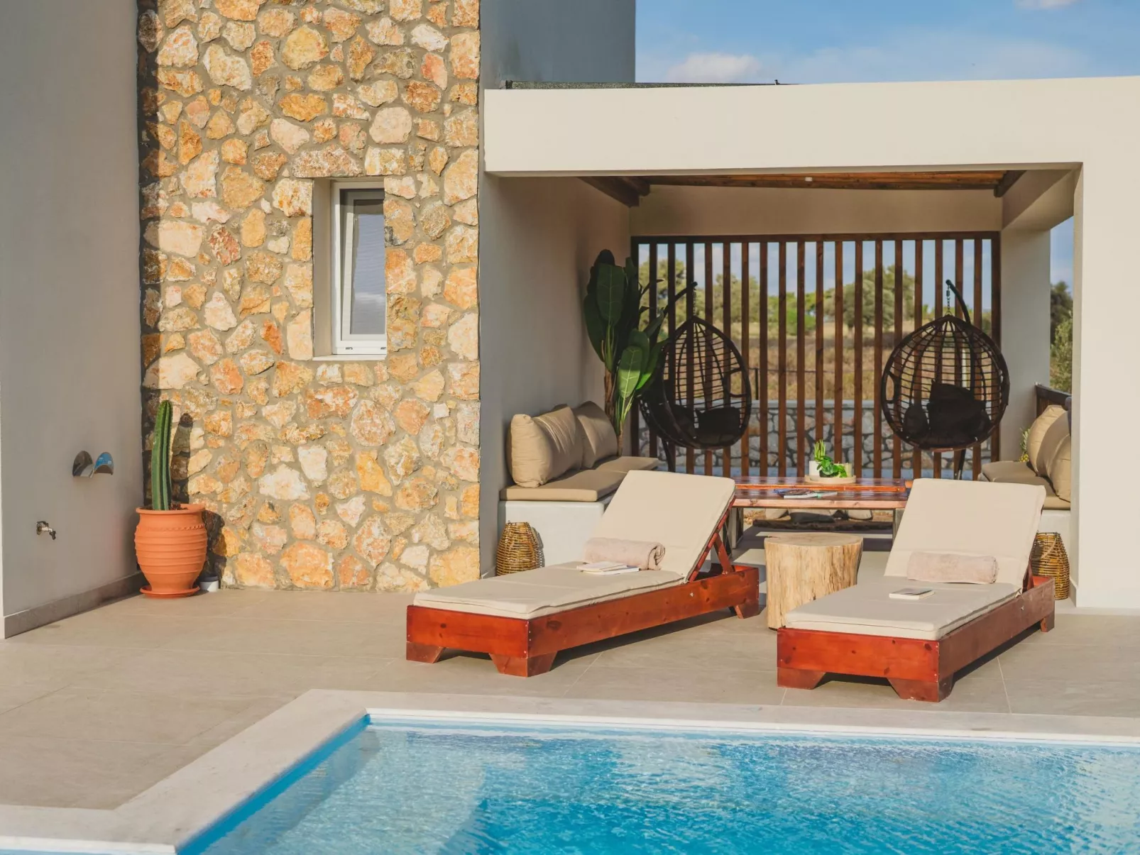 Kleopatras Villa-Binnen