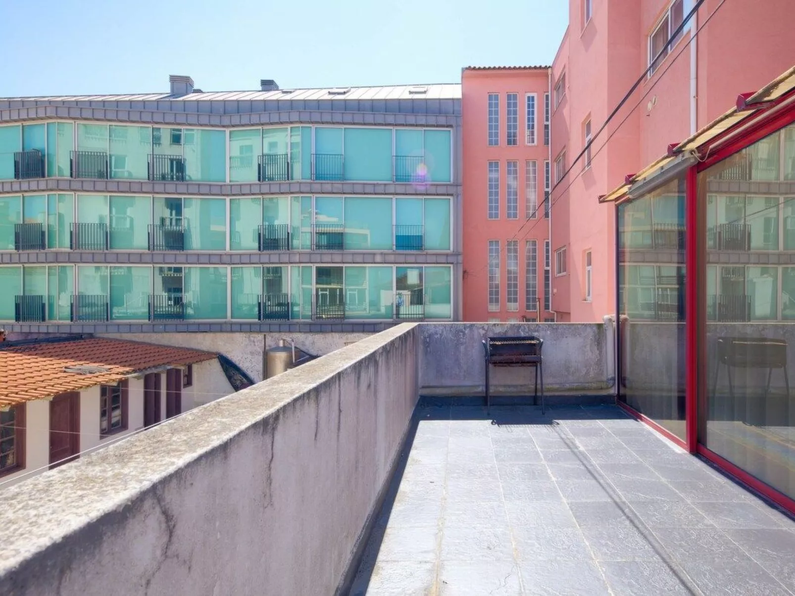 Wohnung mit Terrasse 100m vom Strand entfernt-Buiten