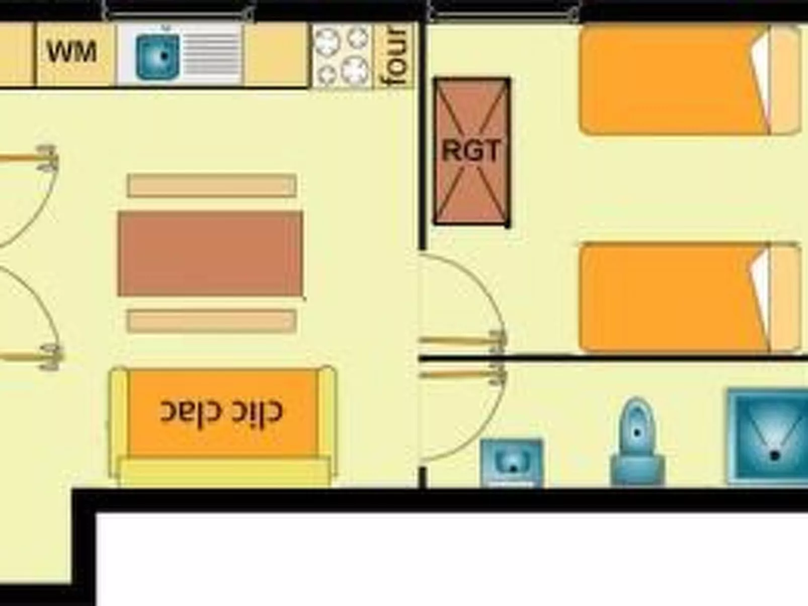 Chalet "Le Clos de Cluny".-Binnen